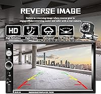 Vista 4 de Camecho Estéreo de coche 2 DIN Radio de coche 7 "reproductor MP5 con pantalla táctil HD pantalla digital Bluetooth multimedia soporte USB SD FM