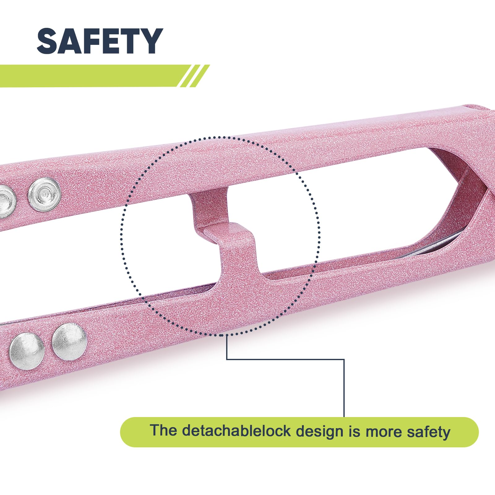 UCEC Thread Cutter and Embroidery Scissors - Sharp & Durable Cross Stitch Accessories, Sewing Snips for DIY Craft Supplies - 3 Pink - Image 4