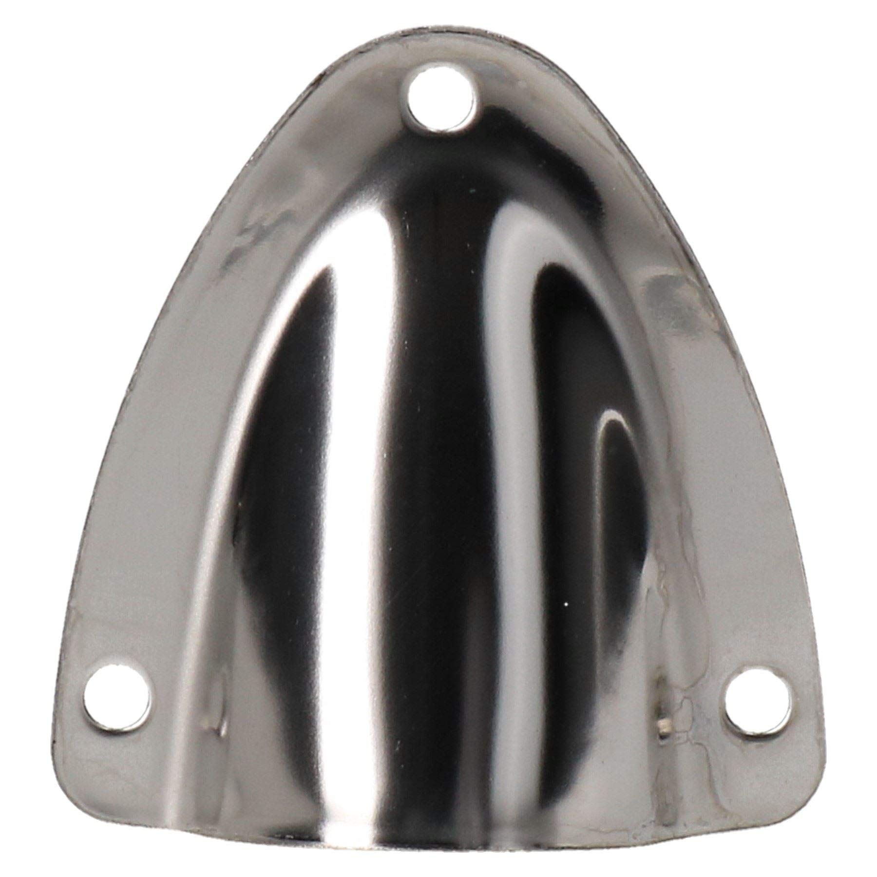 AB Tools Air Vent Scoop Drain Cover Shell Shaped Polished Stainless Steel 45mm