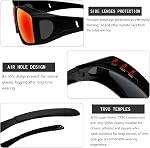 KANASTAL Lunettes de soleil sur les lunettes pour hommes Femmes Envelopper autour Polarized Fit sur les Lunettes de Soleil TR90 Lunettes de soleil Courant Cyclisme