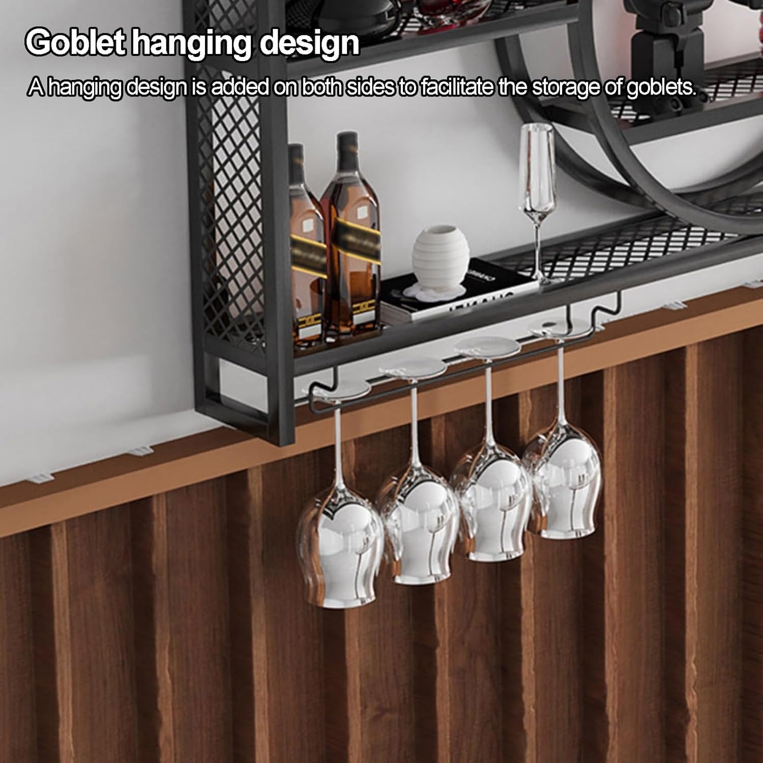 ガラスラック アイアンディスプレイスタンド、ガラスラック アイアン