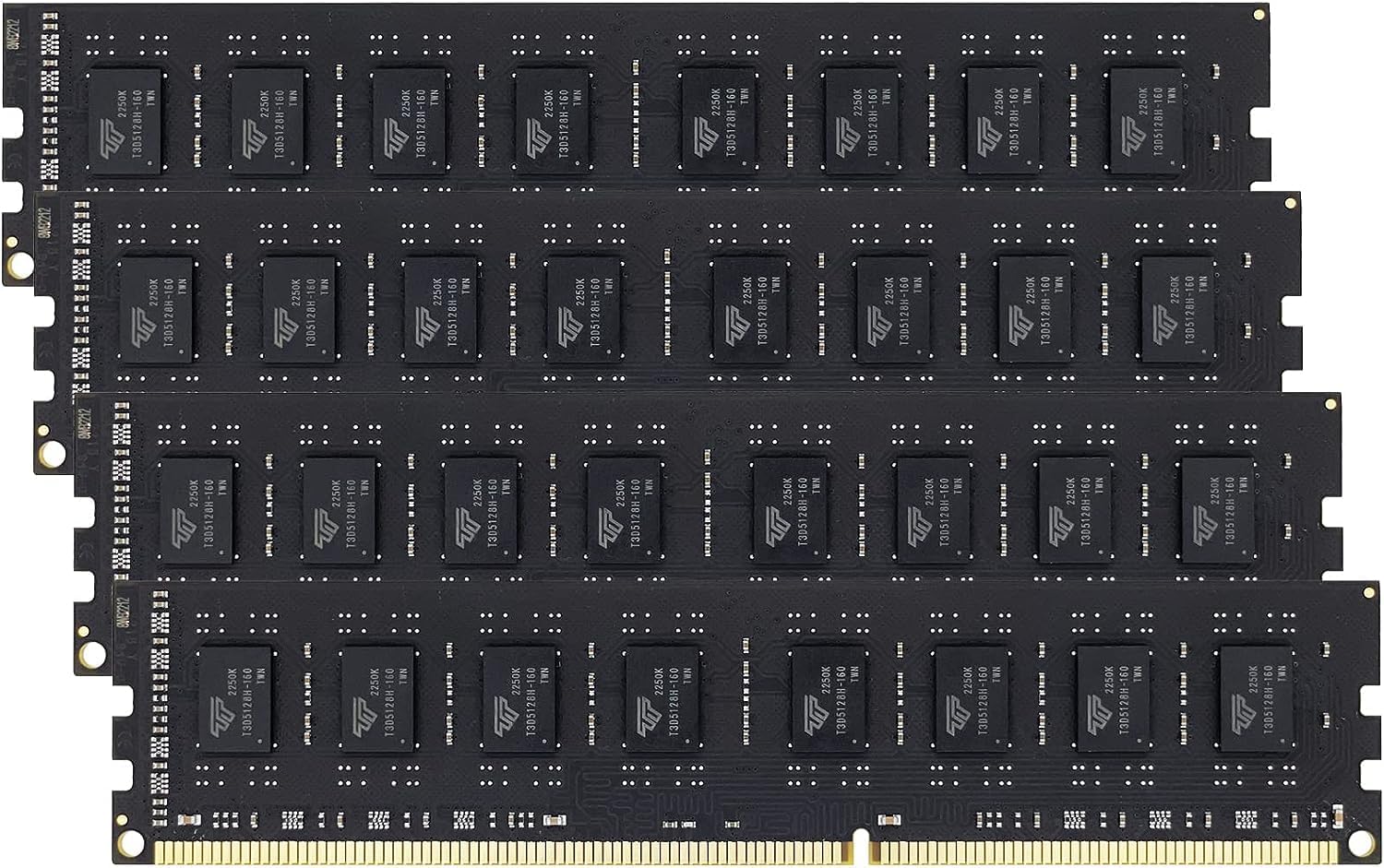 Timetec 16GB KIT (4x4GB) DDR3 / DDR3L 1333MHz PC3-10600 Non ECC Unbuffered 1.5V / 1.35V CL9 Dual Rank for Dell Optiplex 780 DT/MT/SFF Memory Ram Upgrade and More (Low Density 16GB KIT (4x4GB))