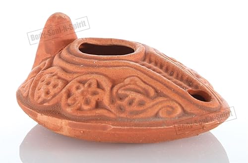 Miniatura 2 de Juego de lámparas de aceite bíblico antiguo, regalo de Judaica Hanukkah, acabado de bronce, velas de menorá judía (10 lámparas)