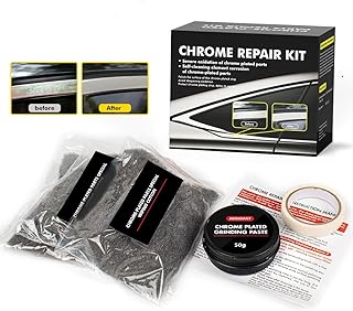 Metal Polish Restorer and Protectant, Chrome Cleaner and Polish for Cars, Removes Oxidation and Discoloration from Metal, Aluminum, Stainless Steel, Brass, Chrome and More