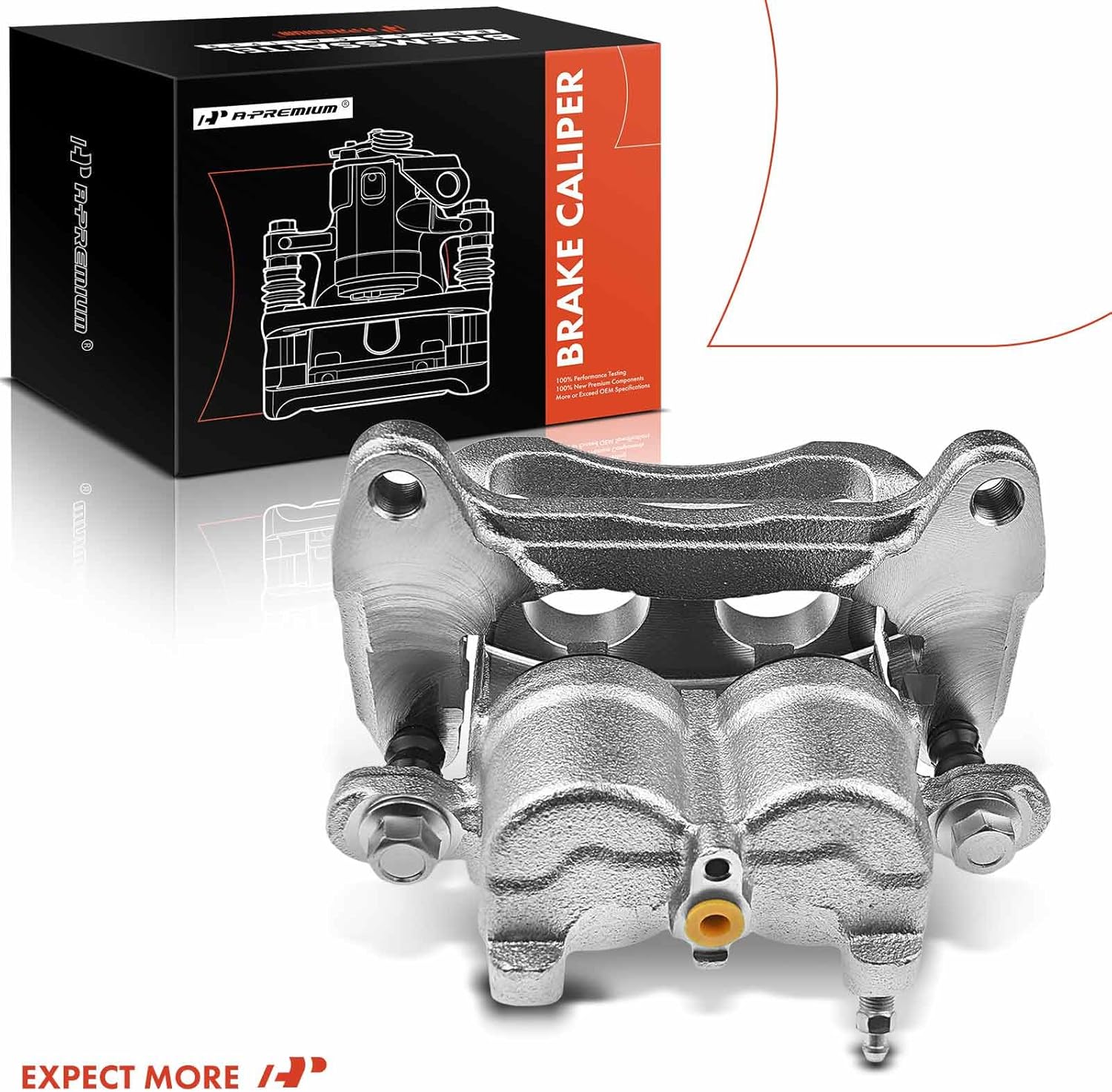 A-Premium Disc Brake Caliper Assembly with Bracket Compatible with Select Mazda Models - CX-5 2021, CX-9 2016-2021, L4 2.5L - Front Left Driver Side