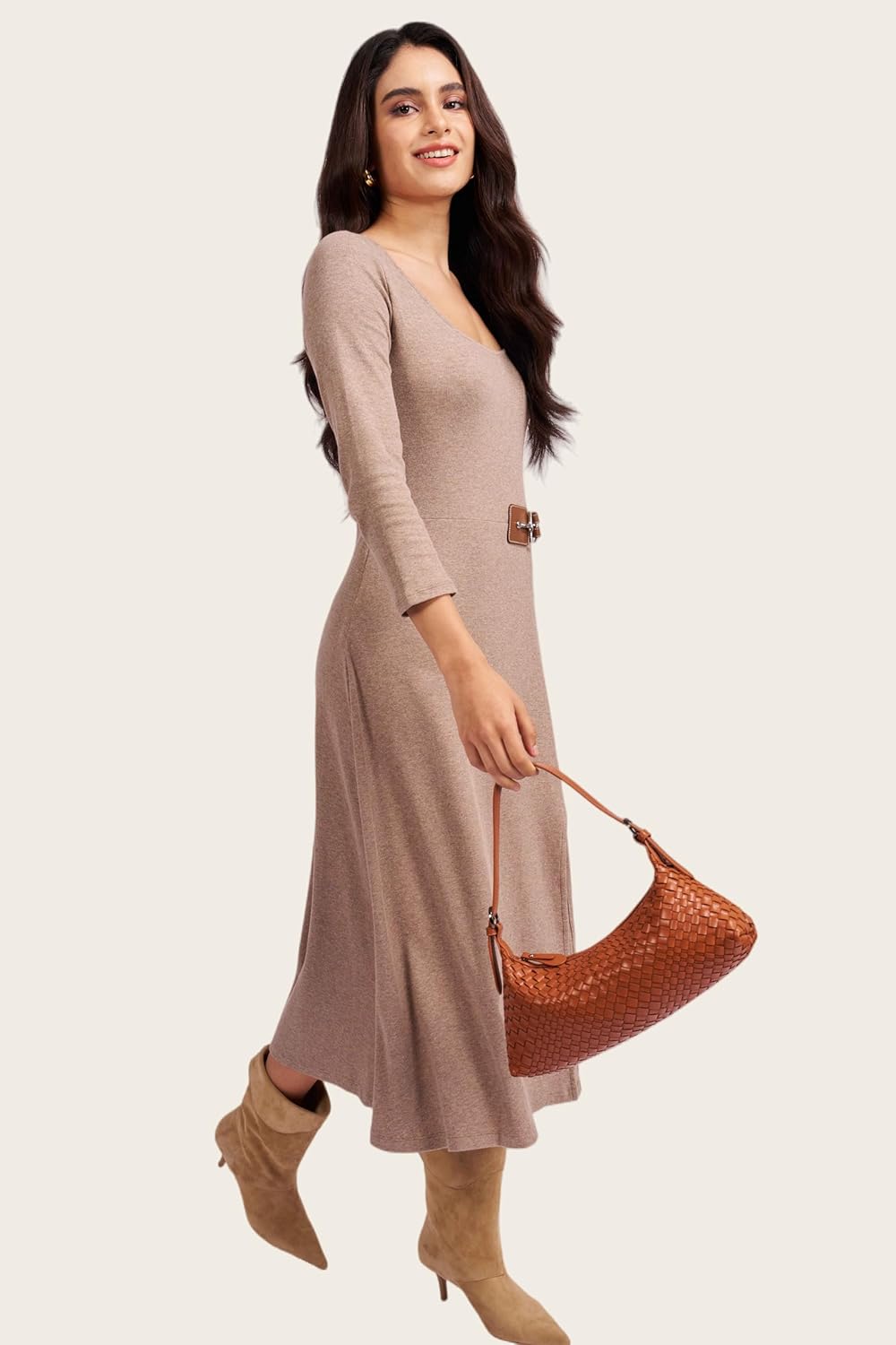 MELOLILA Woven Crossbody Bag Small Woven Purses for Women Braided Purse