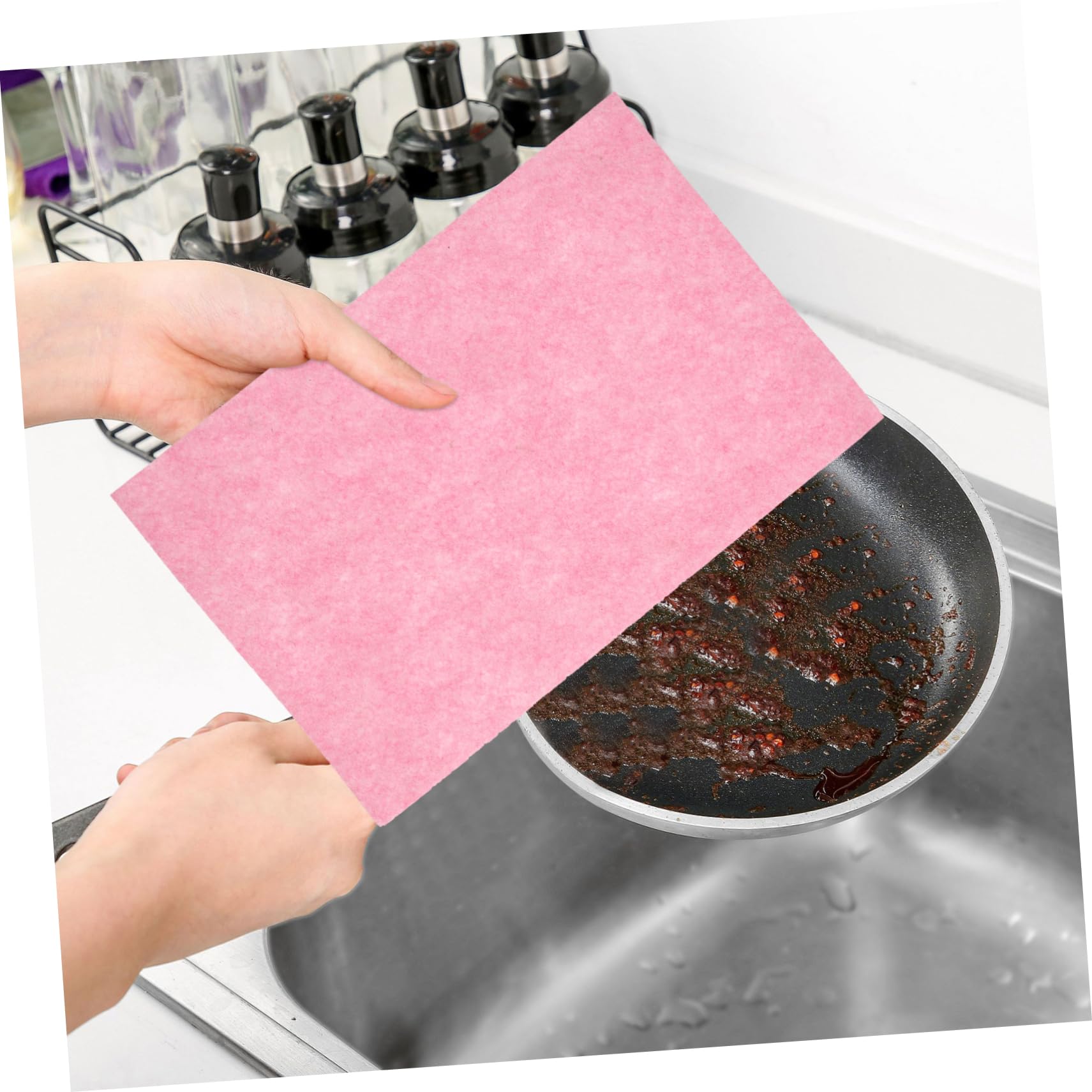 15 paños de Cocina for Lavar Platos, toallitas de Cocina, Trapos de Limpieza, no Tejidos, absorbentes.