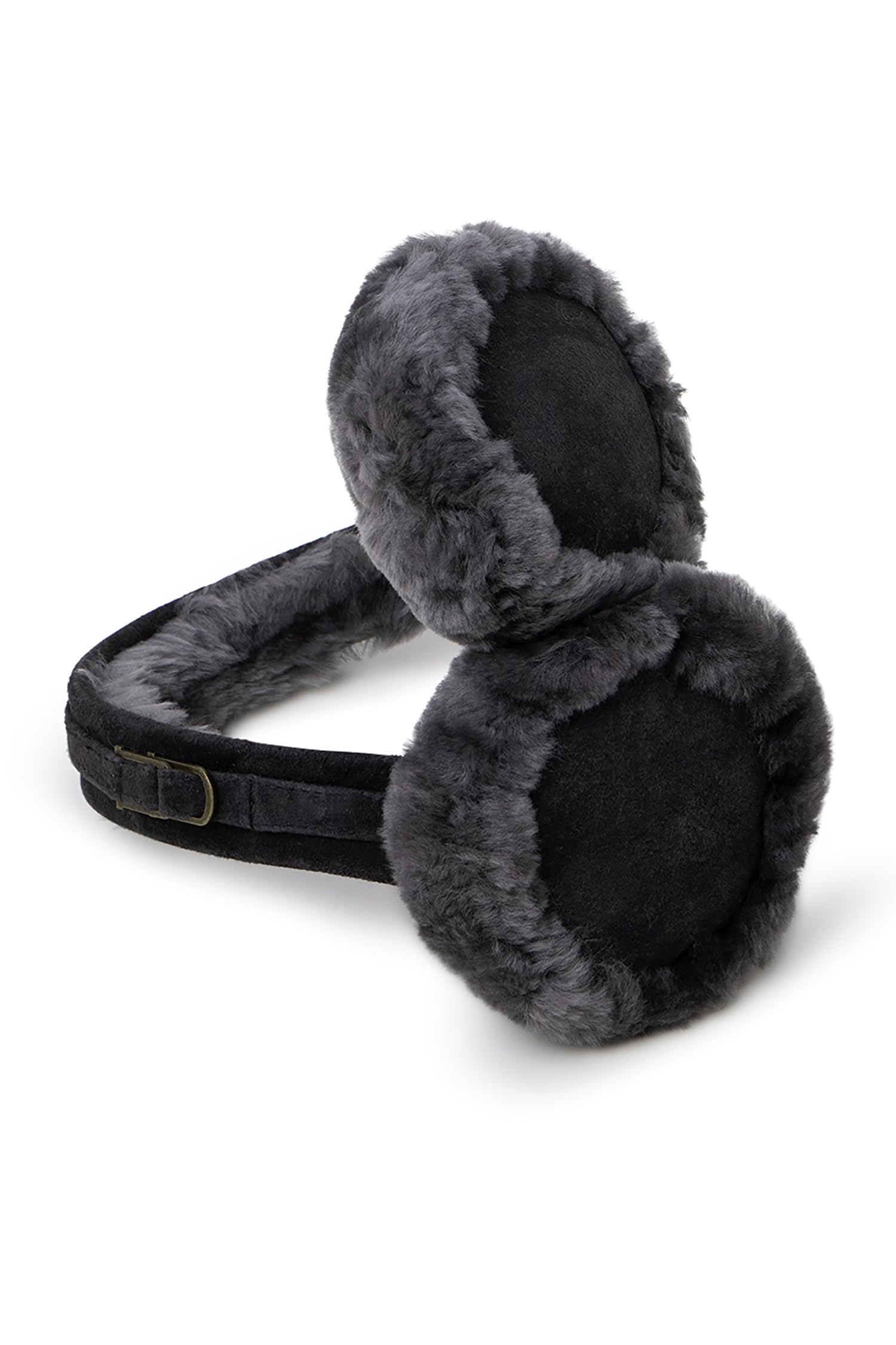 Nordvek Womens Sheepskin Earmuffs - Comfortable and Warm Ear Warmers # 506-100