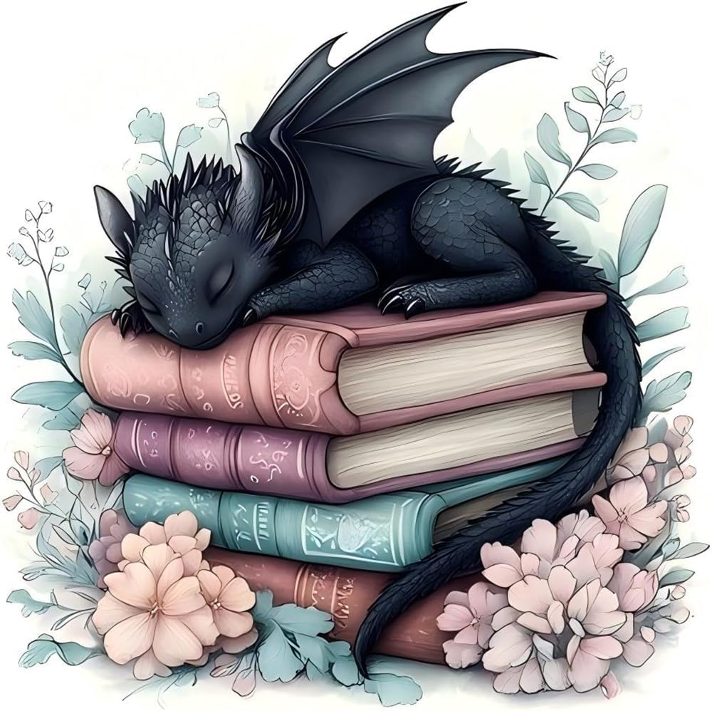 Dragon Stamped Cross Stitch Kits - Counted Cross Stitch Kits for Beginners Adults Needlepoint Cross-Stitch Patterns Dimensions Needlecrafts Embroidery Kits Arts and Crafts13.8inX13.8in