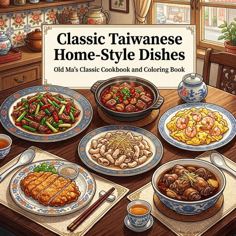 Classic Taiwanese Home-Style Dishes　Series 2 (Old Ma's Classic Cookbook and Coloring Book)