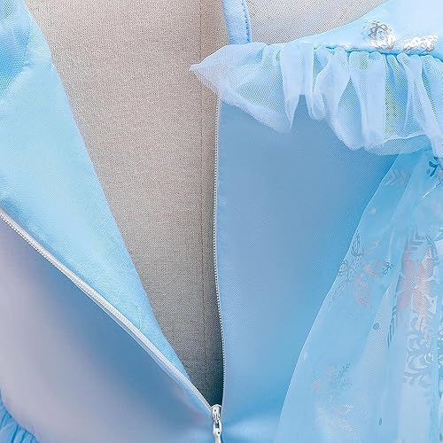 Miniatura 6 de Dressy Daisy Disfraces de princesa de hielo para niñas, para Halloween, Navidad, vestidos de fiesta, talla 2-10
