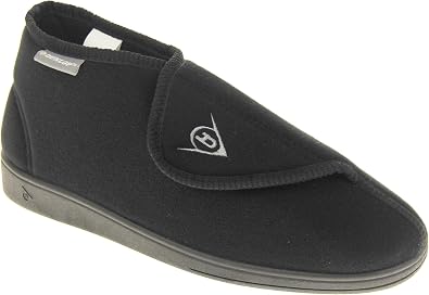 Dunlop Mens Adjustable Touch Fastening Orthopaedic Boot Slippers
