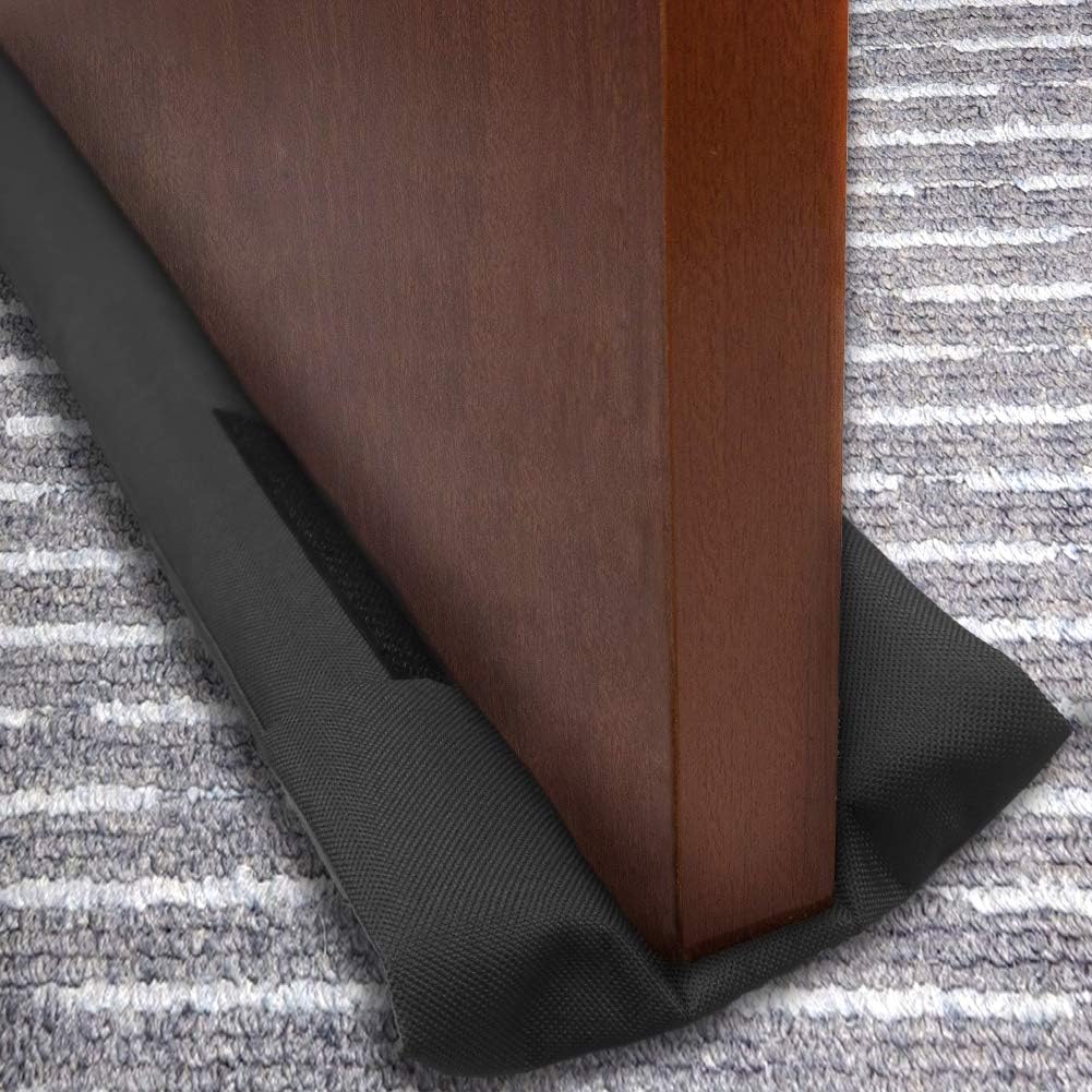 slashome Under Door Draft Stopper 36 Inch Twin Doors Draft Protectors Blocker Guard Double Sided
