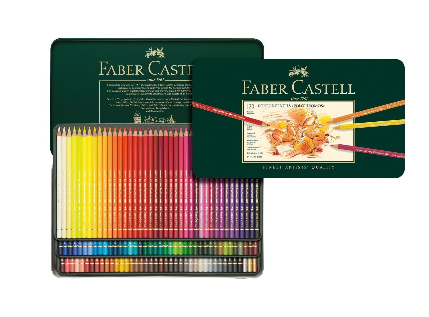 Faber-Castell Polychromos 120 Shades,Multicolor : Amazon.in: Home