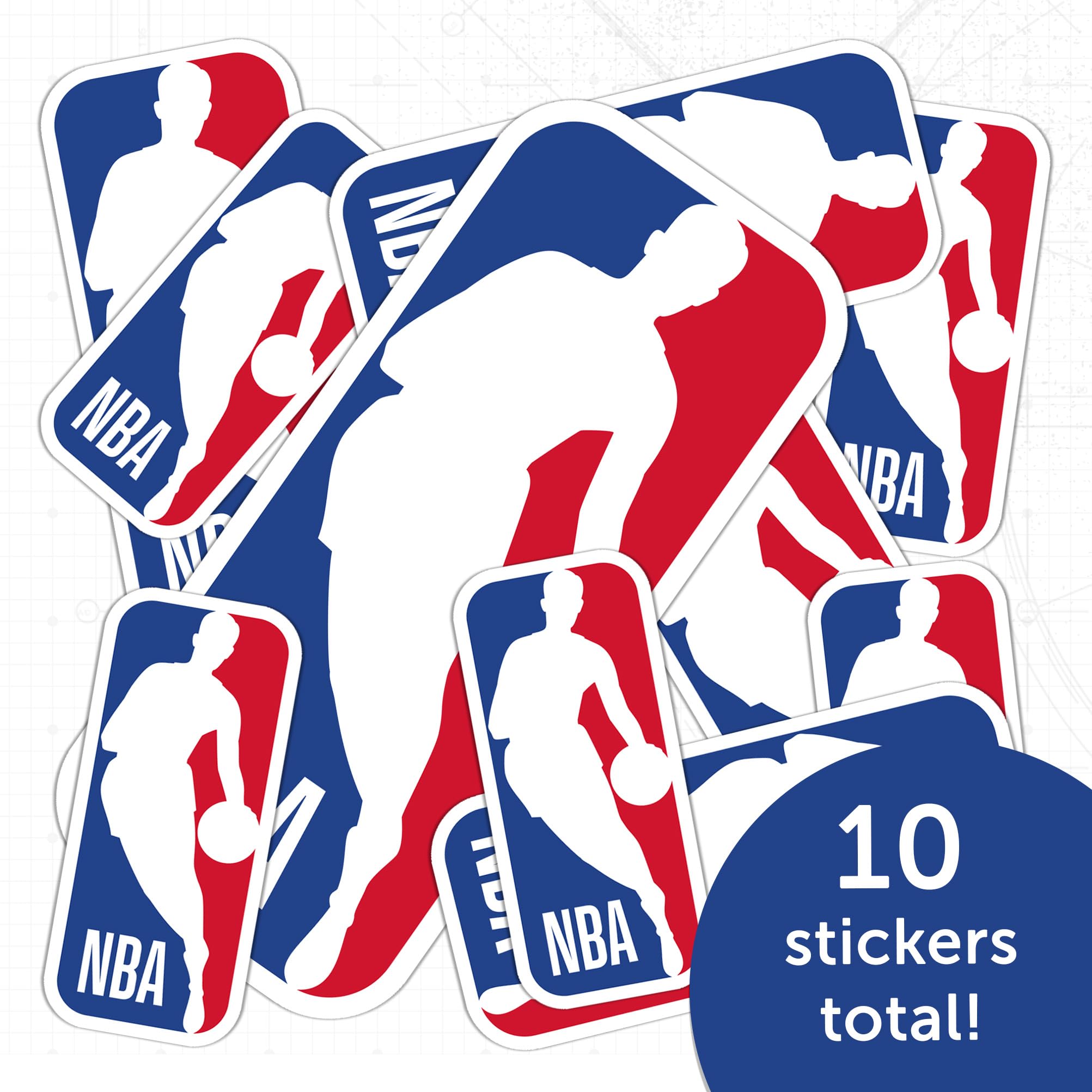 NBAロゴマーク オフィシャルバナー Amazon.com: Desert Cactus NBA Main Logo Sticker Officially