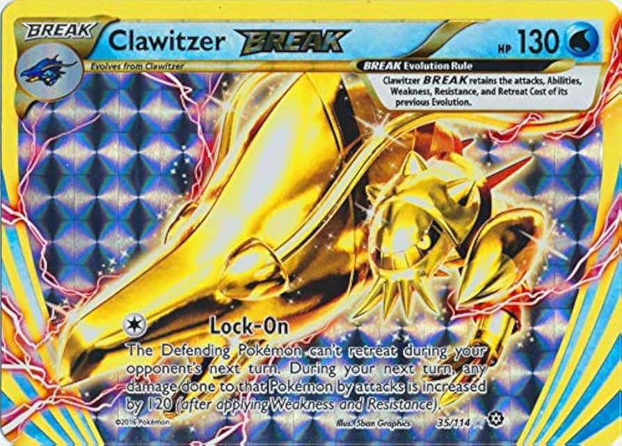 ポケモン② Amazon.co.jp: Pokemon - Clawitzer BREAK (35/114) - XY Steam Siege