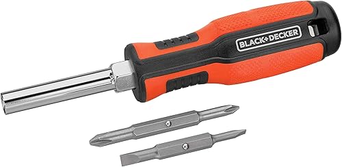 beyond by BLACK+DECKER BDHT68001 - Destornillador multibit 6 en 1