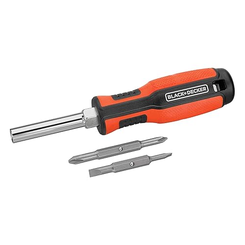 beyond by BLACK+DECKER BDHT68001 - Destornillador multibit 6 en 1