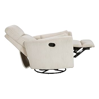 Amazon.com: Lexicon Modern Swivel Glider Recliner Chair