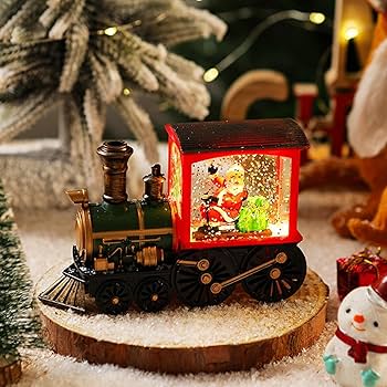 Amazon.co.jp: 電車 スノードーム ランタン | クリスマス トレイン Amazon.co.jp: 電車 スノードーム ランタン | クリスマス トレイン