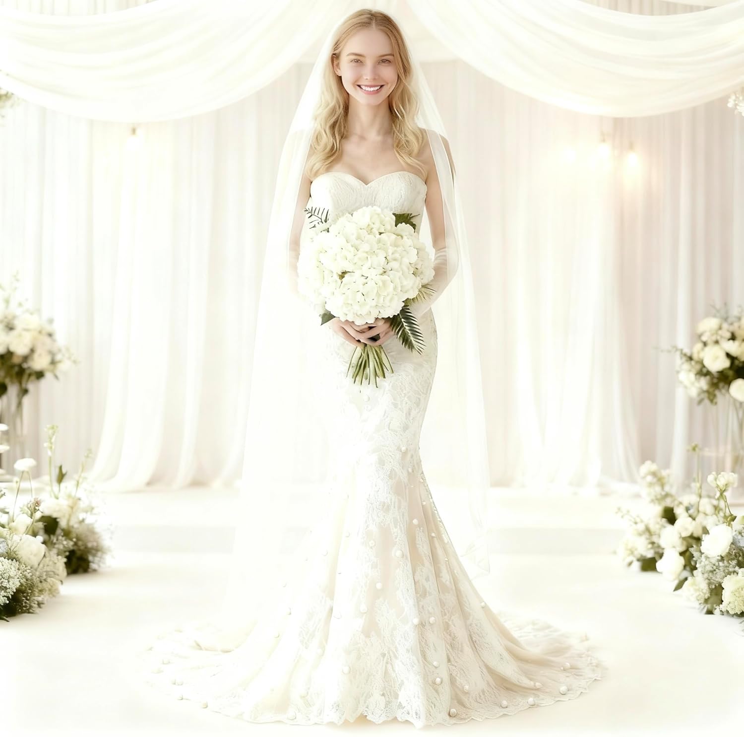 Hydrangea Artificial Flowers，3PCS Hydrangea，Faux Hydrangea Flowers，Artificial Hydrangeas，Fake Hydrangeas，Perfect for Weddings, Parties, and Home Decor - Image 4