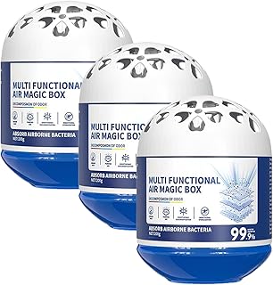 3pcs Cajas Mágica De Eliminación De Polvo De Purificación De Aire Interior, 200g Cajas Mágica De Aire Multifuncional Con Recolección Automática De Polvo Fórmula De Extracto De Plantas Para Hogar