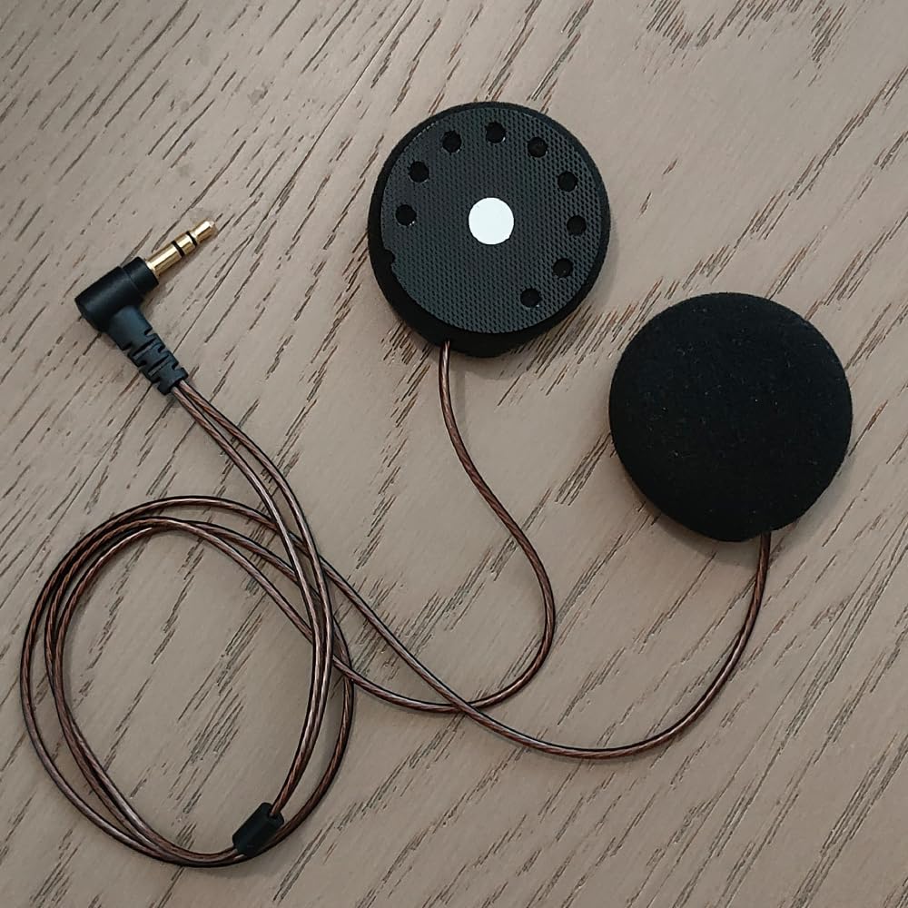 Ride-VOICEPRO Helmet Speaker: Vocal Clarity, Enhanced Magnet, 3.5mm AUX Connectors(Ride-VOICEPRO (40MM))