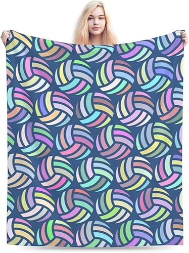 Miniatura 3 de Pretty Sport - Manta de pelota de voleibol suave, ropa de cama cálida y acogedora manta de franela de vellón de felpa, regalos para niños,