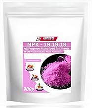 Somapa NPK 19:19:19 Water Soluble Fertilizer for All Plants | Balanced Plant Food for Growth, Flowering & Fruiting | Home Garden, Potted Plants & Lawn Care – 900g Pack