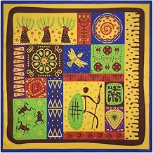 100% Cotton Bandana - Vintage Graphic Digital Print Bandana for Western, Hip Hop & Motorcycle 22x22in Women Men