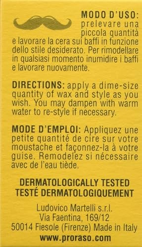 Miniatura 11 de Proraso Cera para bigote, 0.5 oz (paquete de 1)