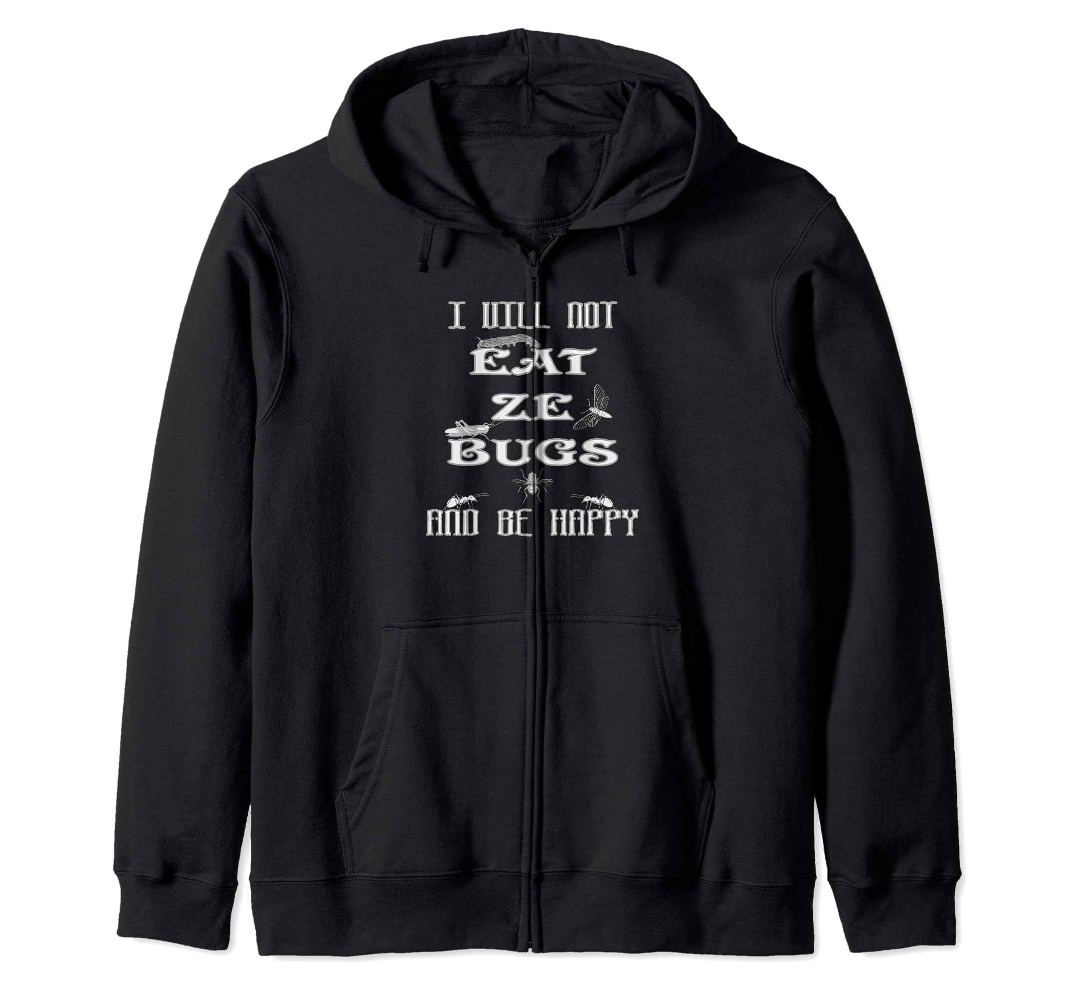 Amazon.com: I Vill Not Eat Ze Bugs And Be Happy Anti NWO