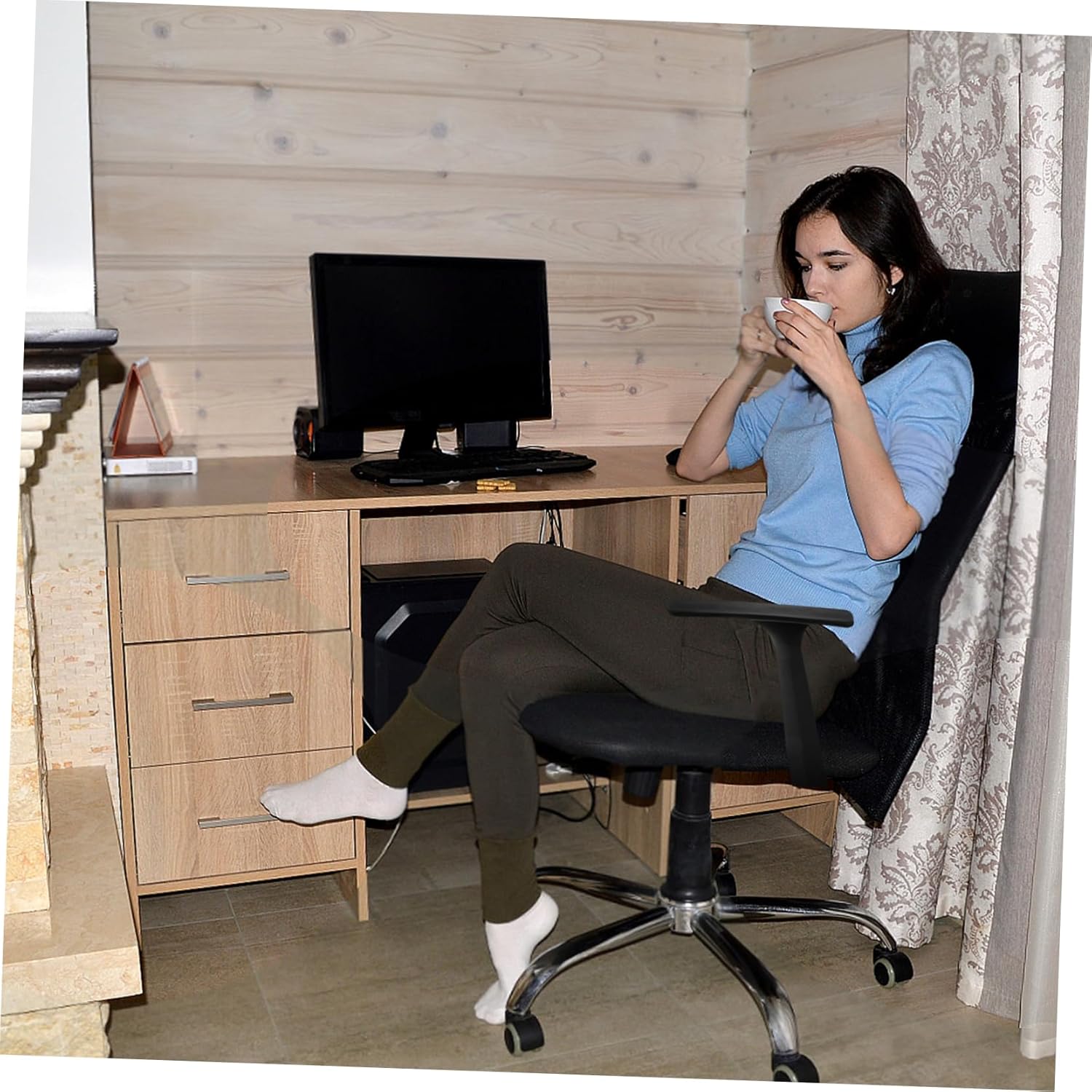 Alipis 1Pair Comfortable Gaming Chair Armrests Arm Rest Cushions for Office and Gaming Chairs Easy Installation Stylish Design Ergonomic Support for Arm Fatigue Relief