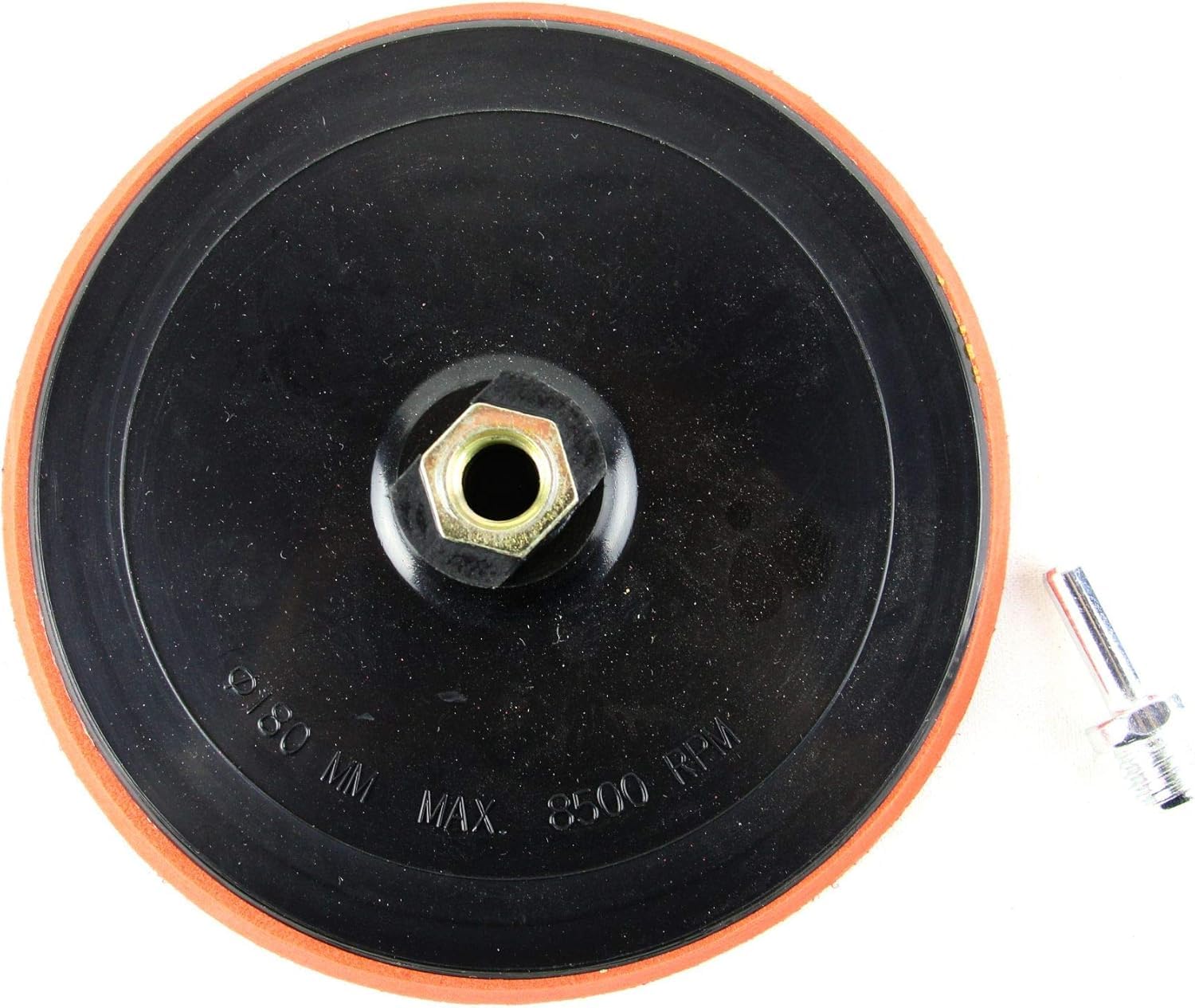 Terryshop74® Platorello per Smerigliatrice Angolare 180 mm – a strappo– Attacco Centrale Ø45 mm con Dado M12 – Supporto Professionale per Dischi Abrasivi
