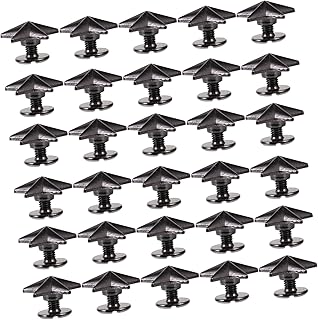 Abaodam 50 Pçs Roupas Punk Kit De Pinos De Liga Punk Pinos Para Roupas Pinos Punk Estrela Punk Pinos DIY Sapatos Bolsa Acessórios De Pinos Acessórios De Pinos De Sapatos Conjunto Manual