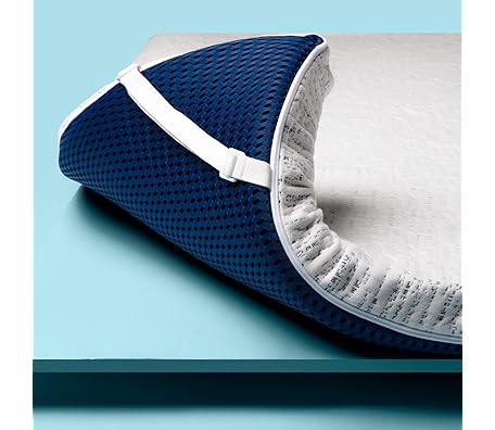 ViscoSoft 3 Inch Memory Foam Mattress Topper Full XL - Select High Density Ventilated Extra Long Mattress Pad - Premium Removable Rayon Cover