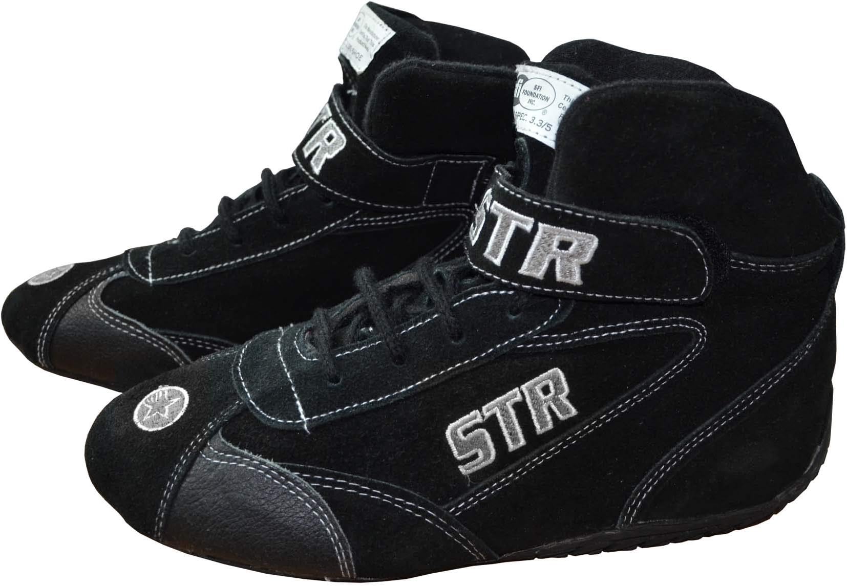 STR 'Comfort' Race Boots SFI 3.3/5 Approved/Race/Fire Retardant - Adult & Kids Sizes - Ideal for Oval Racing Motorsport