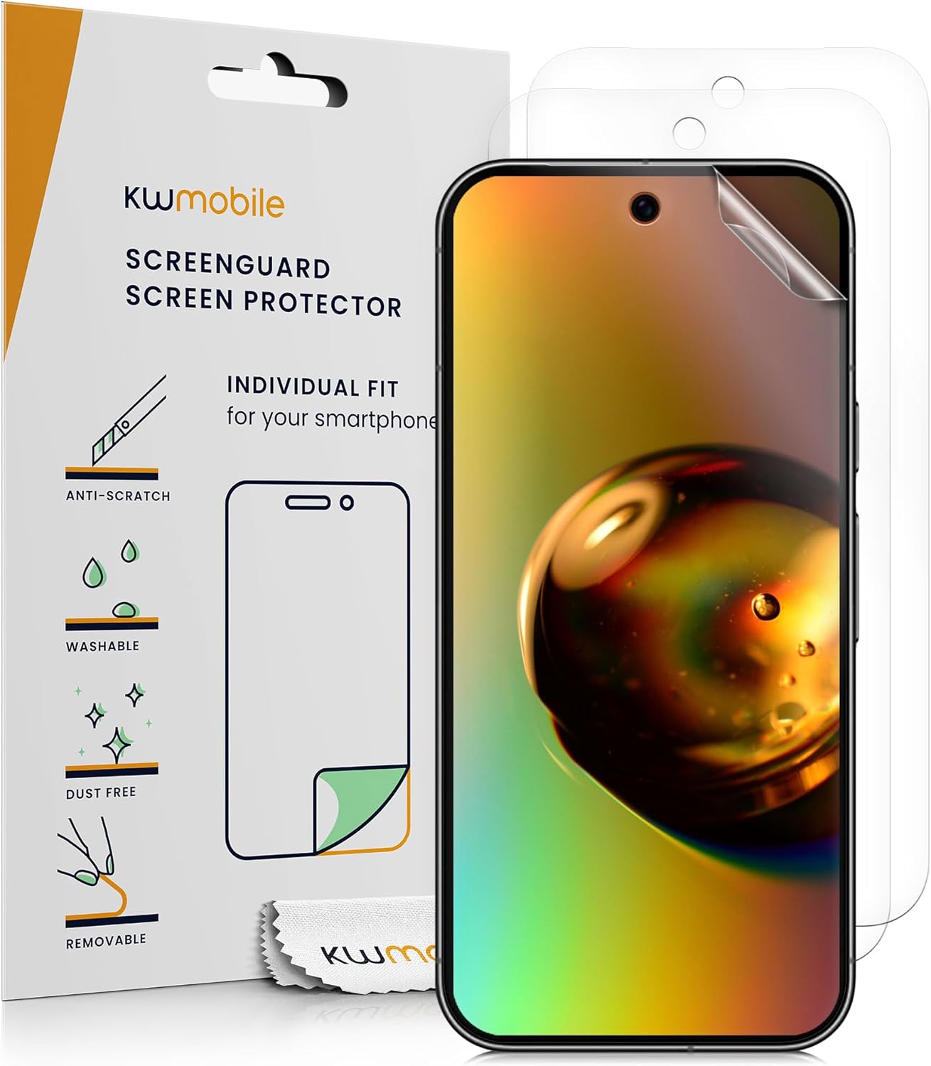 kwmobile Screen Protectors Compatible with Google Pixel...