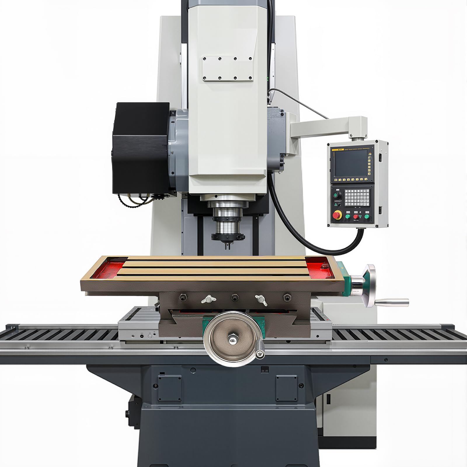 Precision Compound Milling Table, Cast Iron X-Y Cross Slide Working Table, with 270x125mm Travel and Adjustable Handwheels, Heavy Duty Vise Mount, for Bench Drill and Grinder