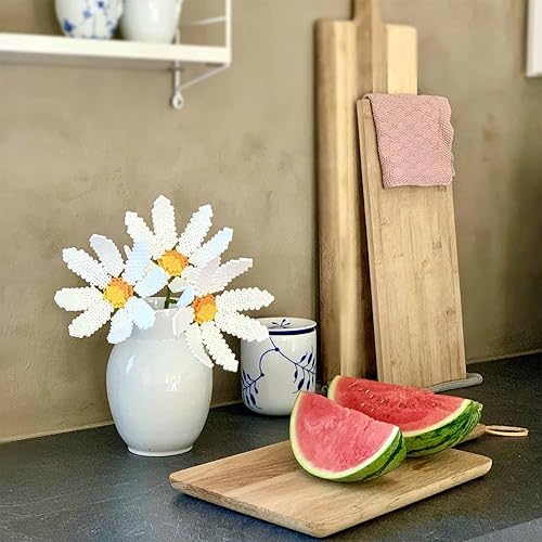 Miniatura 5 de Fuse Beads - 6000 cuentas de hierro fundido de 0.197 pulgadas (0.197 in), color blanco compatible con Perler y Hama Blanco,Negro,Amarillo,Blanco y