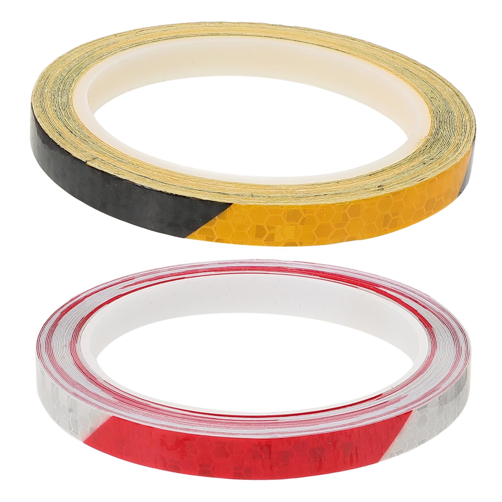 Hemoton 2Rolls Reflective Bike Stickers Adhesive Reflective Tape for Bicycles Motorcycles Safety Reflectors Easy Installation Colors