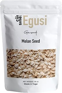 Cuisine228 Egusi Melon Seeds | Whole African Egusi Seeds for Cooking, Soups, Stews & Traditional Dishes | Made in Togo (350 g)