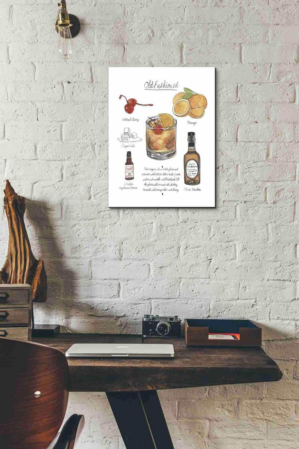 Epic Graffiti 'Classic Cocktail - Mojito' by Naomi McCavitt. McCavitt Canvas Wall Art, 12"x16"