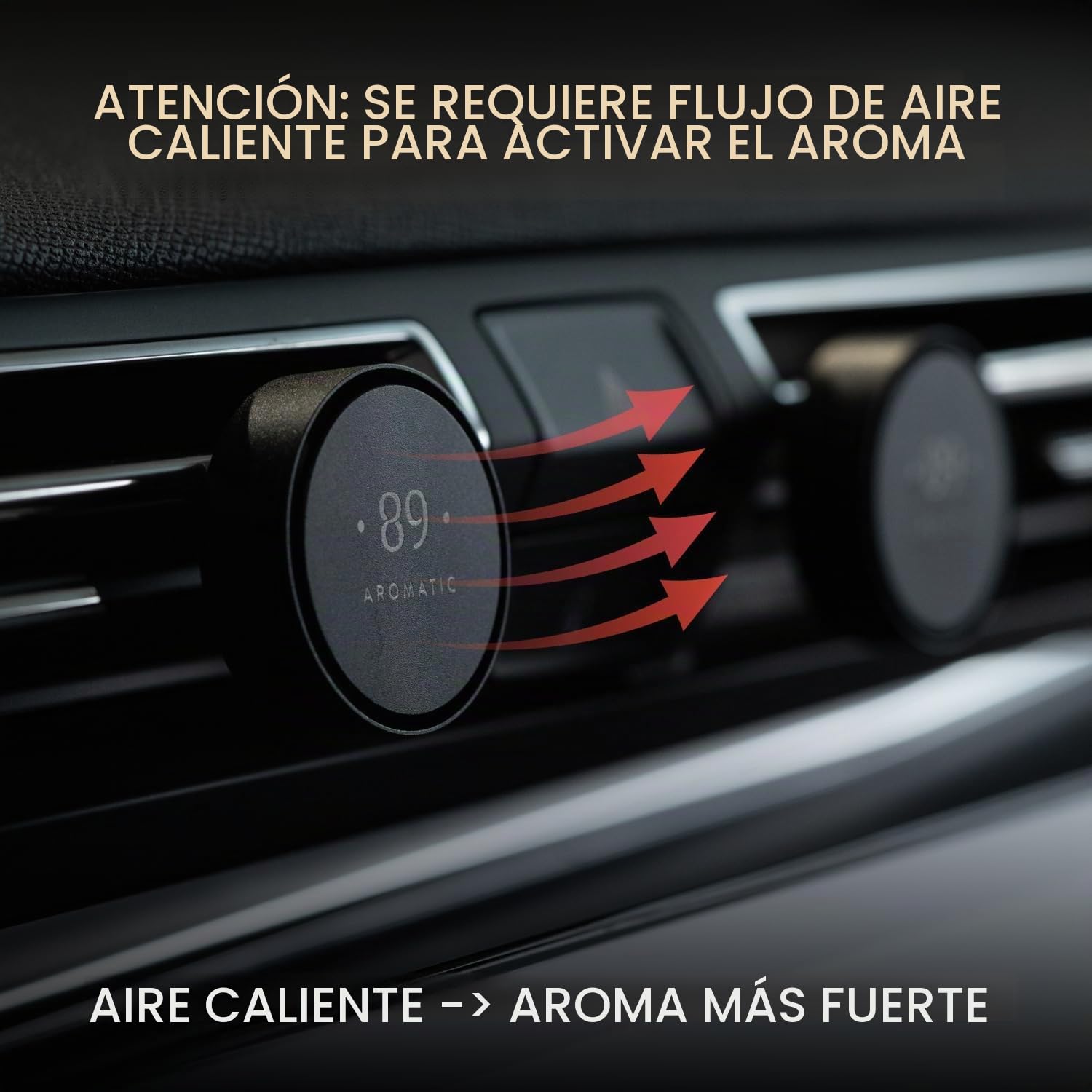 Ambientador de coche Clip Set – Difusor de aceite esencial con 12 juegos de perfume, difusor de aire para coche, pinza de ventilación y eliminador de olores de animales, clip de ventilación de