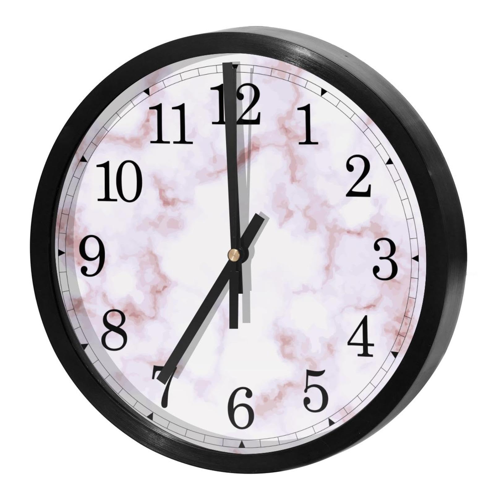 Horloge murale silencieuse sans tic-tac à pile ronde pour décoration salon et école