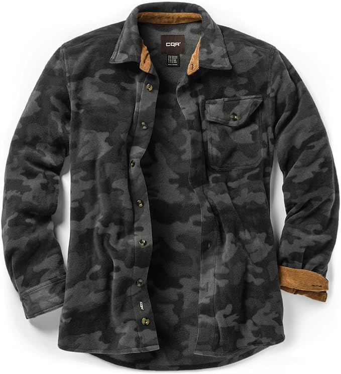 Men's Heavyweight Fleece Plaid Shirt