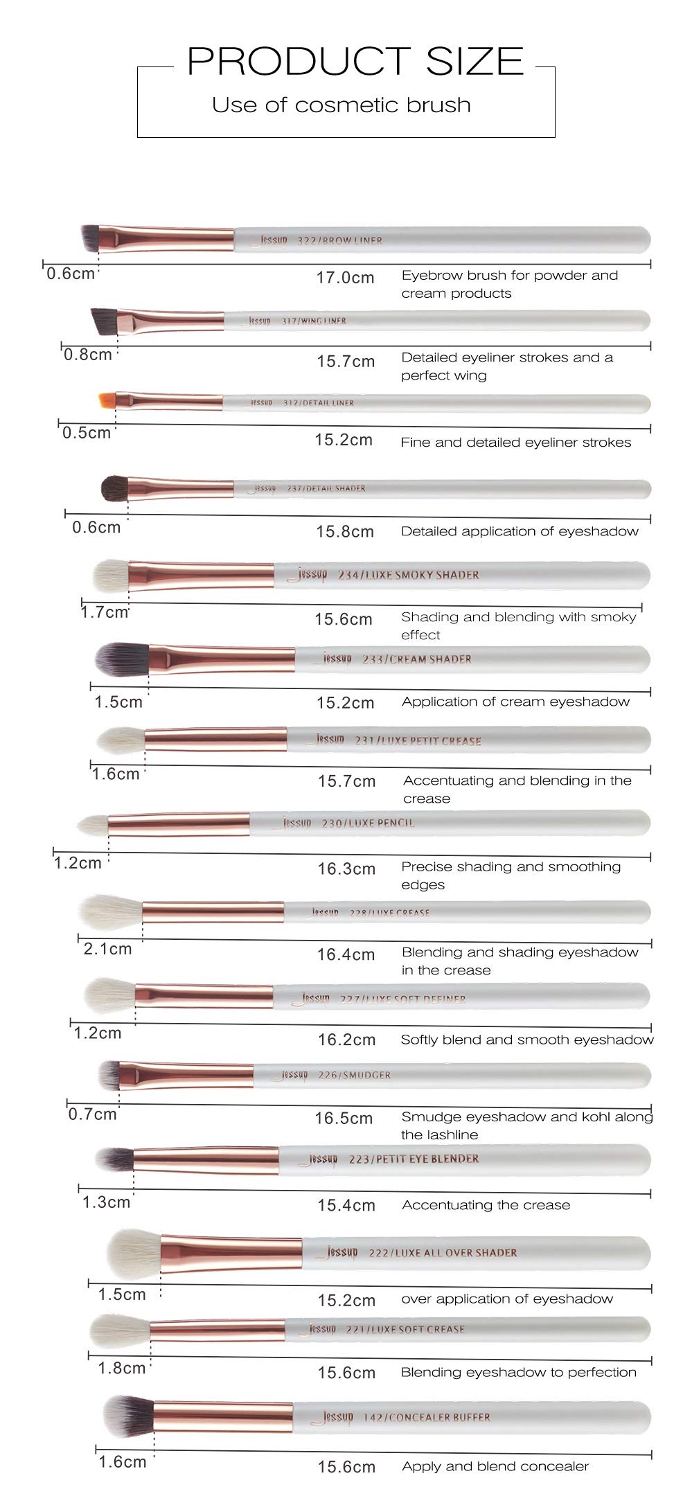 Maquillage Pinceaux Beauté maquillage Brosse (Handle Color : T215 (25pcs))