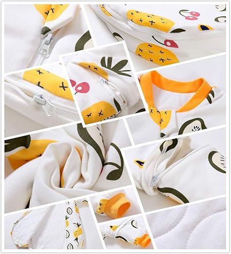 Miniatura 2 de bebé orgánico saco de dormir otoño todas las estaciones desmontable manga portátil manta