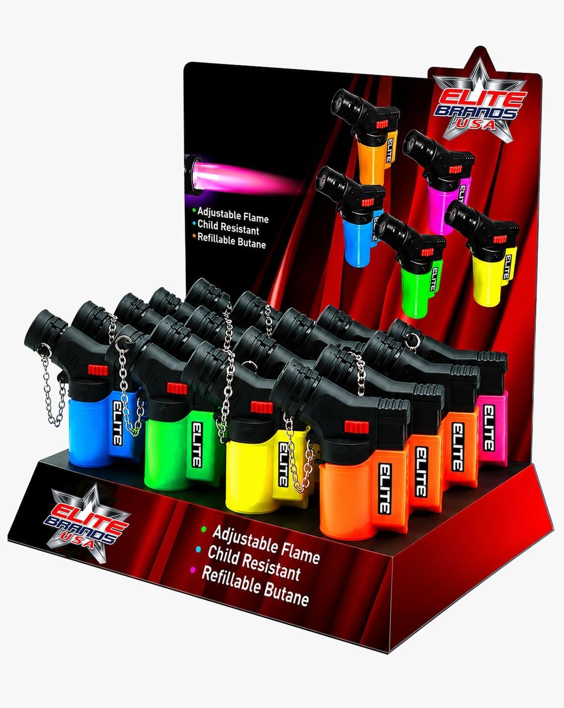 Neon Torch Amazon.com: Elite Brands USA Windproof Jet Flame Mini Torch Neon ...