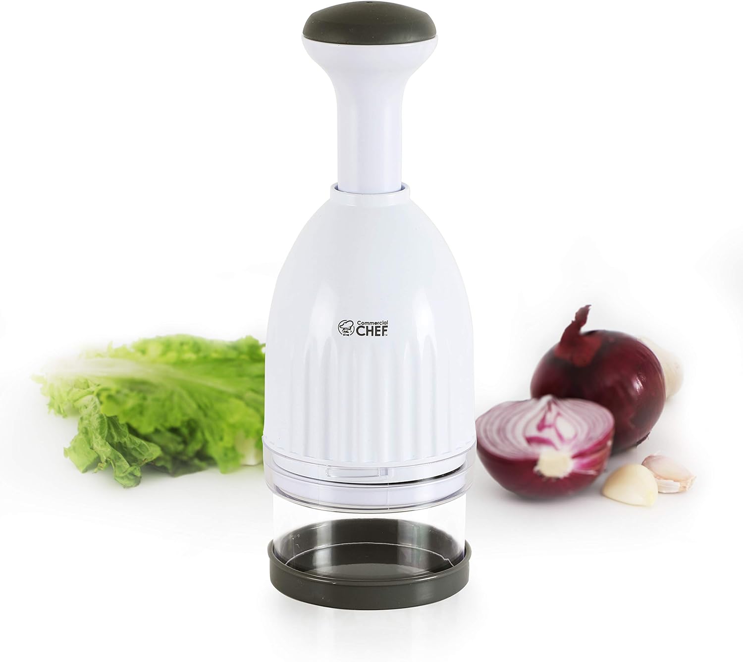 Commercial Chef Food Chopper, Manual Hand Chopper Dicer